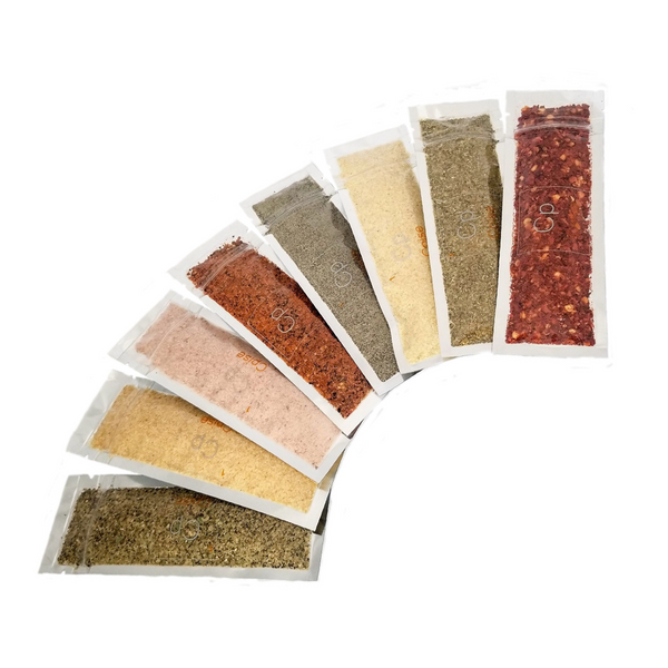 ORGANIC Camping Spice Set with 8 Essential Spices for Camping & Travel