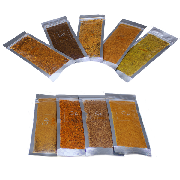 9 Organic Grill Seasonings & Smoked Salt Gift Set