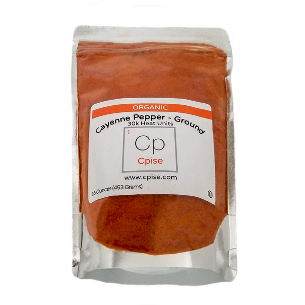 Cayenne Pepper, ~30k HU - Organic: Bulk Bag