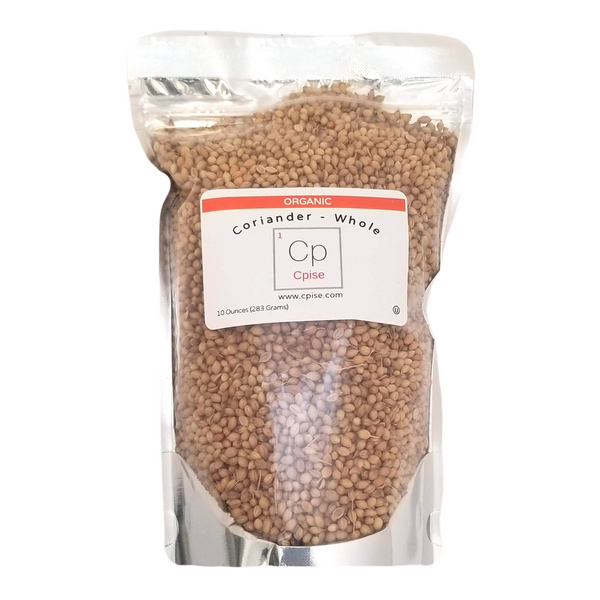 Coriander Seed - Whole, Organic: Bulk Bag