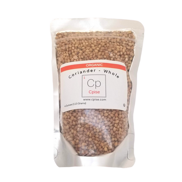 Coriander Seed - Whole, Organic: Bulk Bag