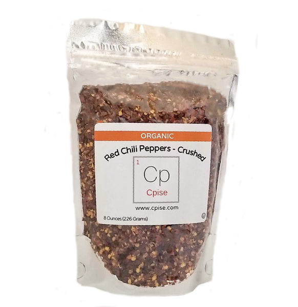 Chili Pepper, Red - Crushed, Organic: Bulk Bag